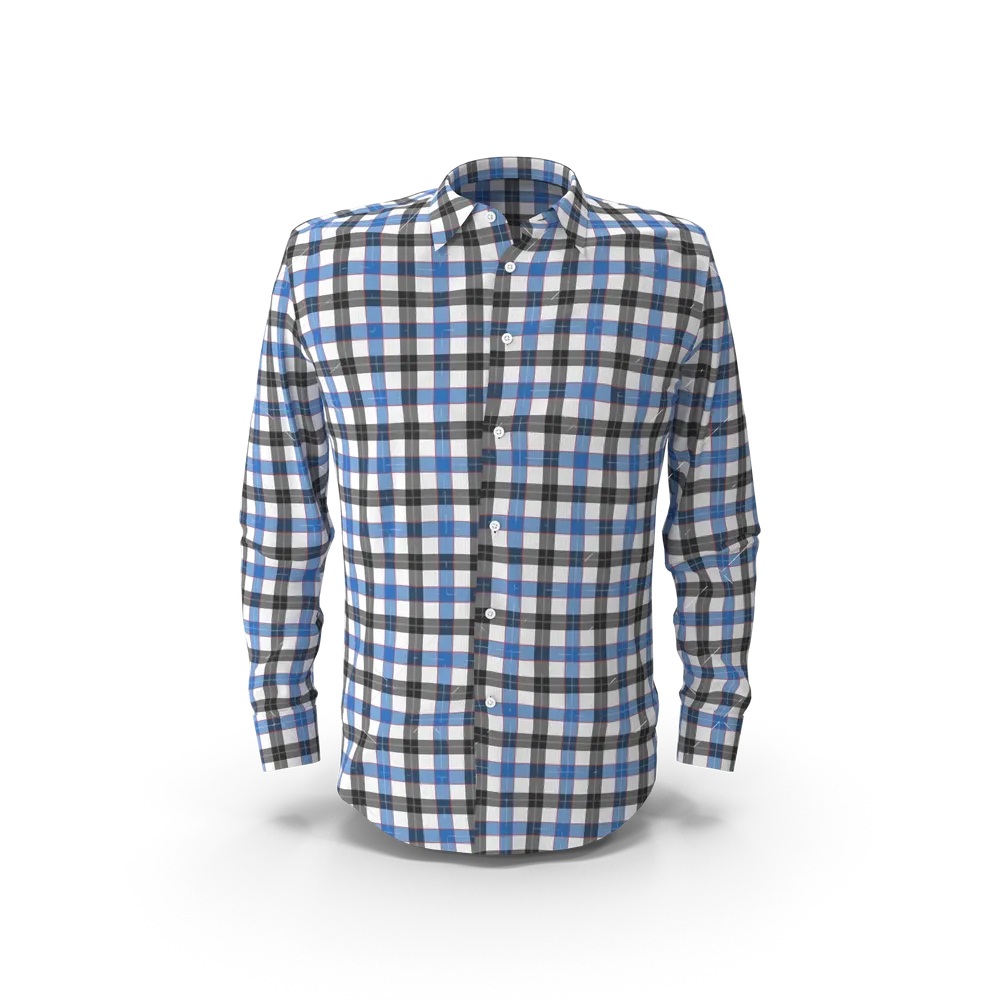 Blue & Black Check Shirt